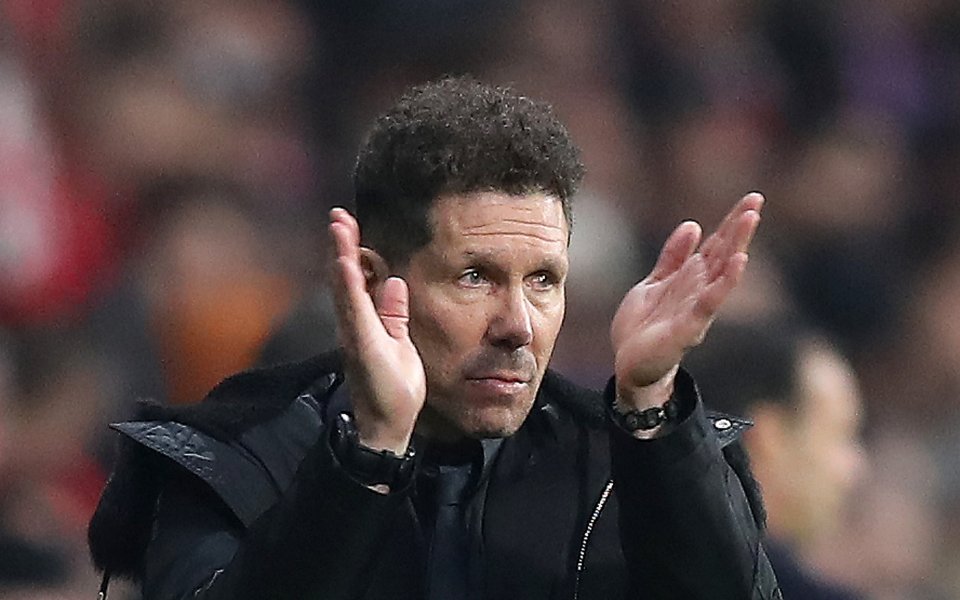 Мениджърът на испанския Атлетико Мадрид Диего Симеоне заяви, че играчите