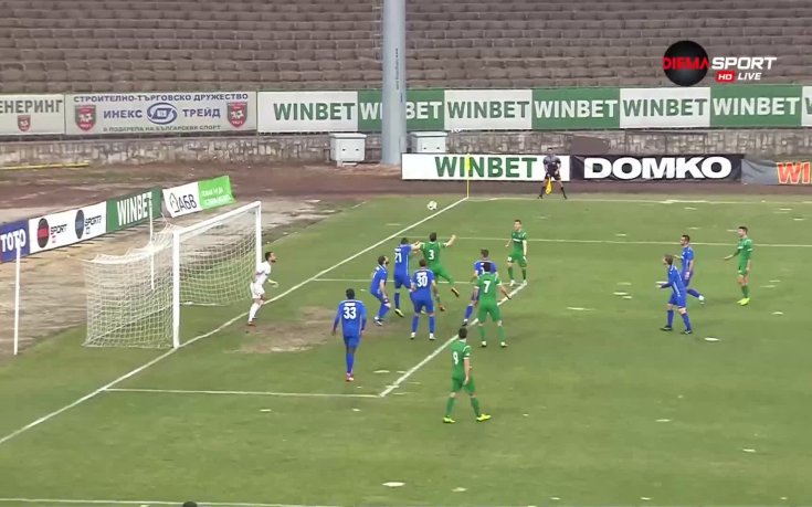 Ботев Враца - Верея 1:0 /първо полувреме/