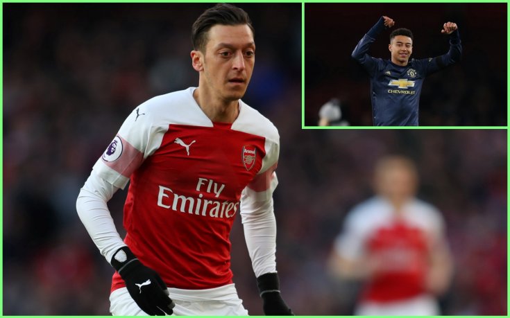 Йозил се подигра с контузен ас на Юнайтед