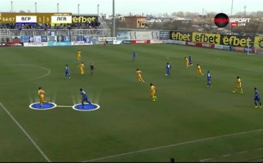 Левски си поигра с огъня с най-слабия в Първа лига