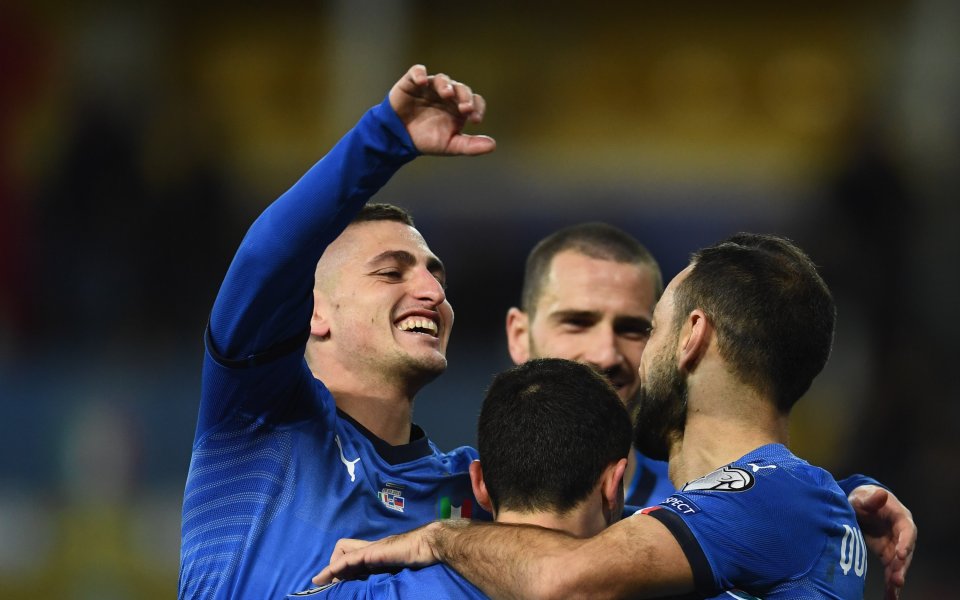 Италия с куп постижения след 6:0 над Лихтенщайн