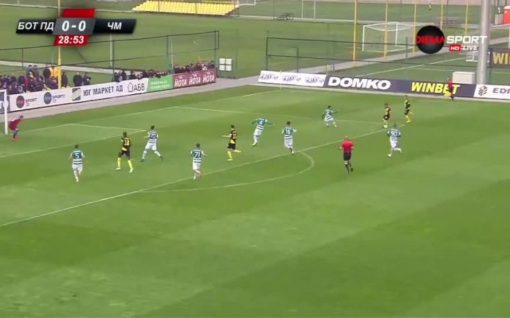 Ботев Пд - Черно море 0:0 /първо полувреме/