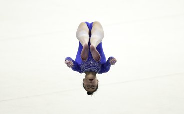 Трикратният олимипйски шампион по спортна гимнастика Кохей Учимура Япония е