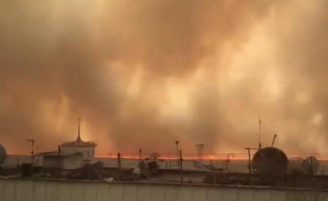 Огромни пожари и сцени от ада в Русия