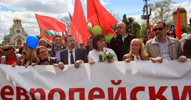 Евроизбори 2019 Корнелия Нинова поведе шествието на БСП за 1
