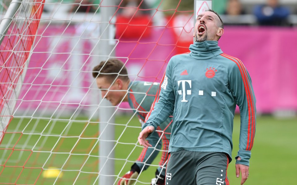 Договорът на Франк Рибери с Байерн изтича през лятото, а