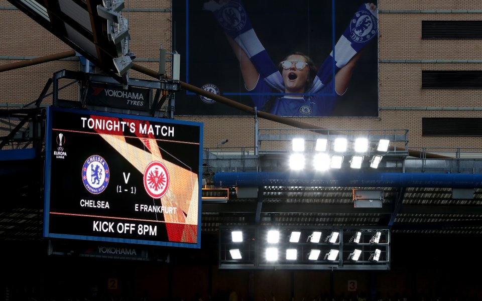 Челси посреща Айнтрахт Франкфурт на &bdquo;Стамфорд Бридж&ldquo; в полуфинален мач