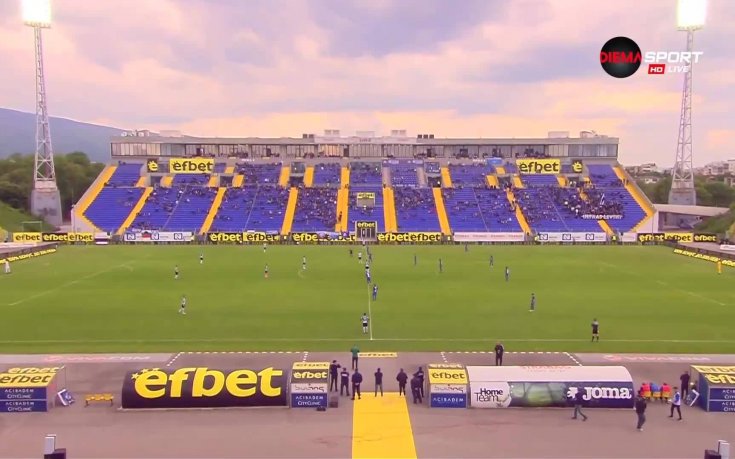 Левски - Черно море 3:0 /първо полувреме/