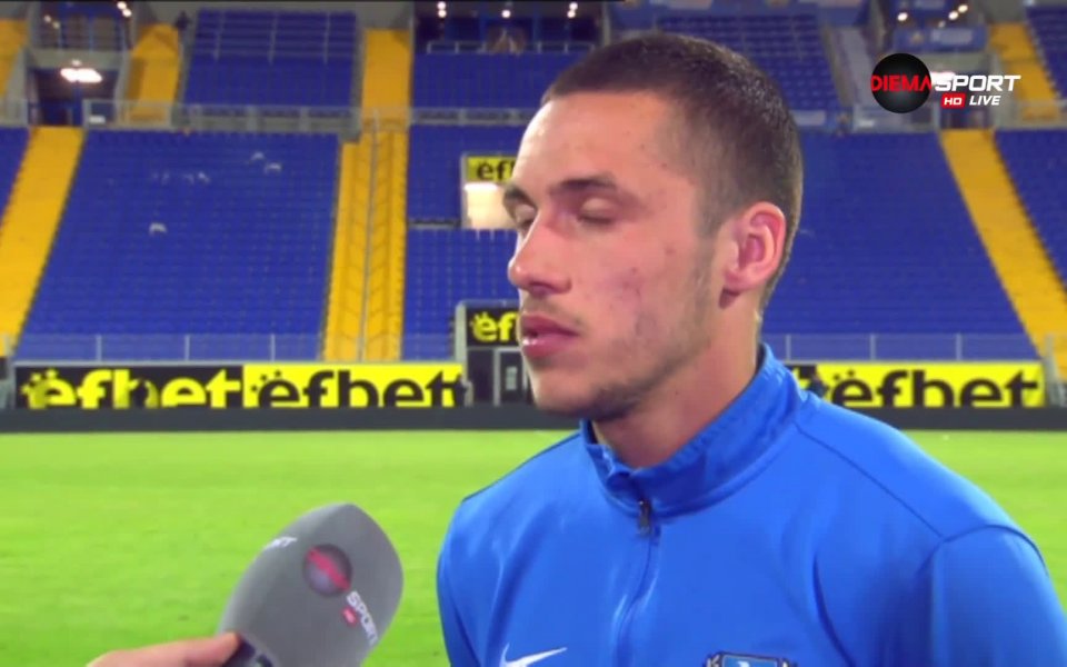 Младият футболист на Левски Станислав Иванов беше един от най-добре