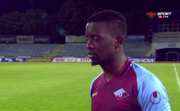 Нападателят на Септември Кристофър Мандиангу вкара победния гол при гостуването