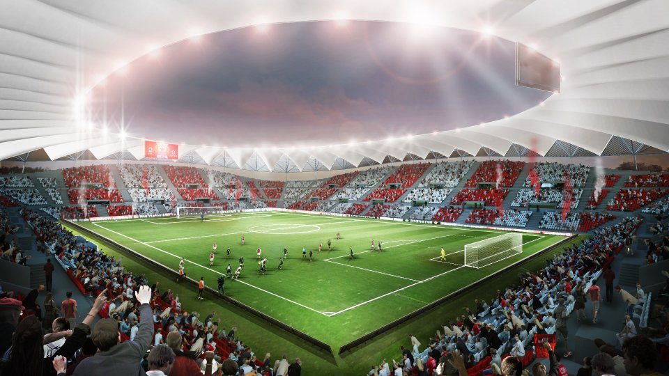 Проект на ЦСКА за нов стадион1