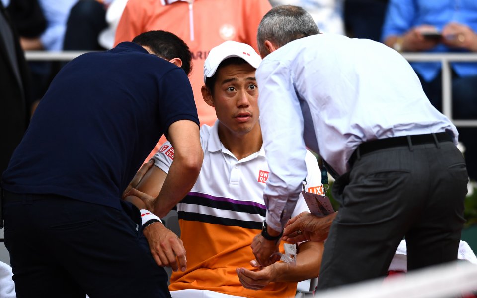 Водещият японски тенисист Кей Нишикори ще пропусне остатъка от сезона
