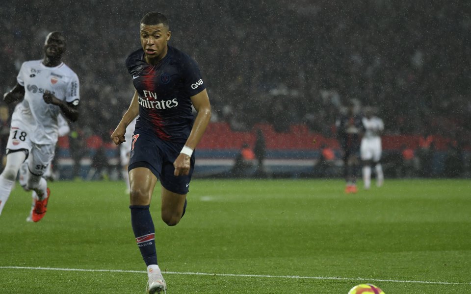 Голямата звезда на Пари Сен Жермен &ndash; Килиан Мбапе, е