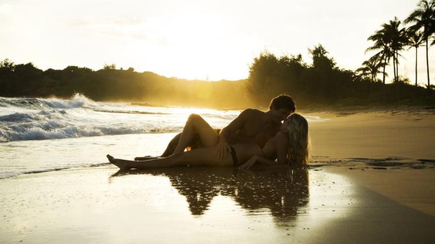  секс обич двойка плаж море 
