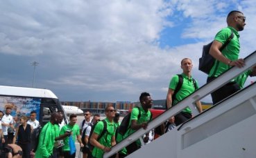 Футболистите на Лудогорец вече са в Будапеща за мача си