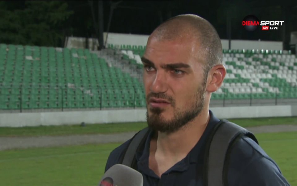 Нападателят на Черно море Дани Кики не показа видимо разочарованието