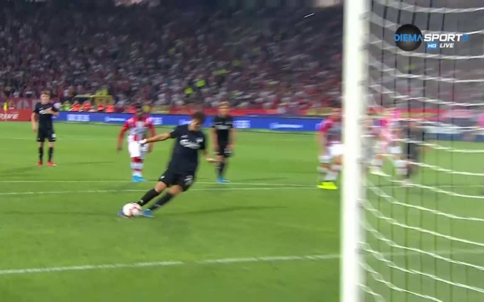 Вижте най-интересните моменти от двубоя между Цървена звезда и Копенхаген