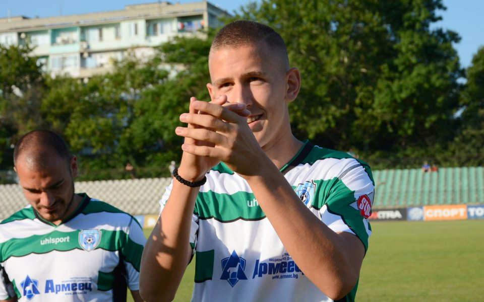 Петър Вуцов попадна за първи път в групата на Черно