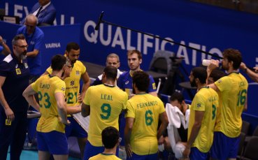Мъжкият национален отбор по волейбол на Бразилия записа шеста последователна