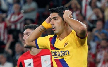 Нападателят на Барселона Луис Суарес получи травма на десния крак