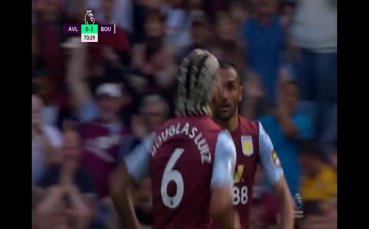 Астън Вила Борнемут 1 2 репортаж