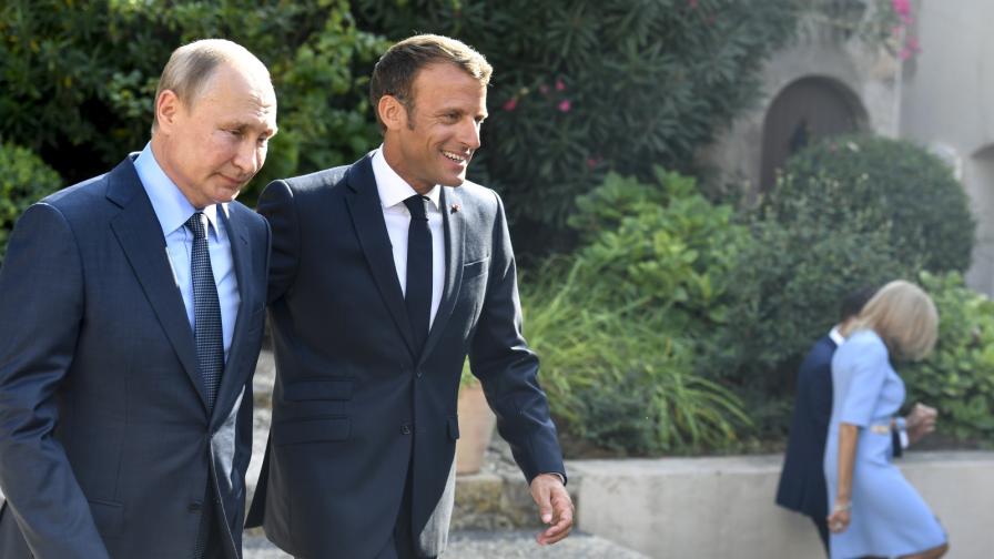 Путин от Франция: В Москва няма да има „жълти жилетки“