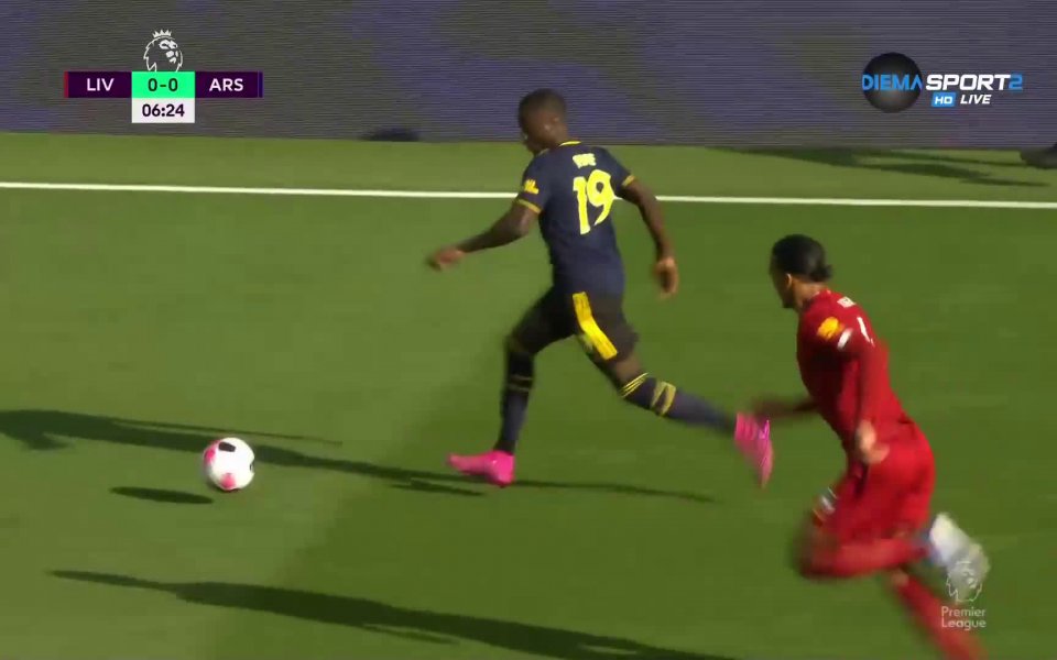 След мача между Арсенал и Ливърпул Никола Пепе може и