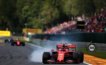 Отборът на Ферари най сетне записа първата си победа във Формула