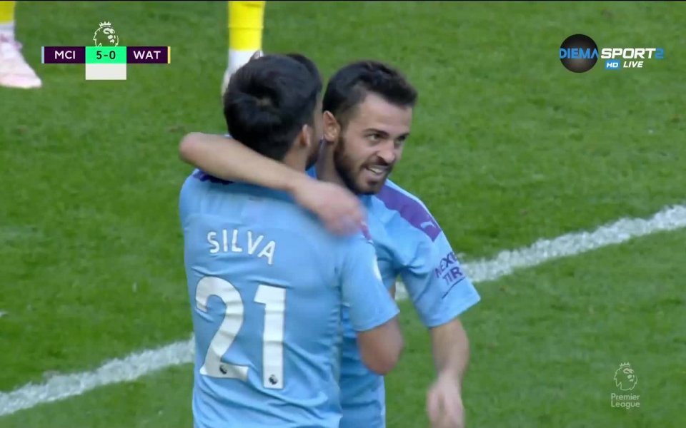 Манчестър Сити не спря да вкарва и през второто полувреме,