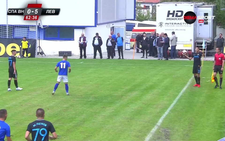 Левски разгроми втородивизионния Спартак Варна с 5:1 в 1/16-финален мач