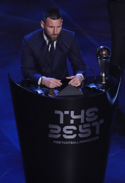 Лионел Меси Барселона наградите Дъ Бест ФИФА 2019 септември1
