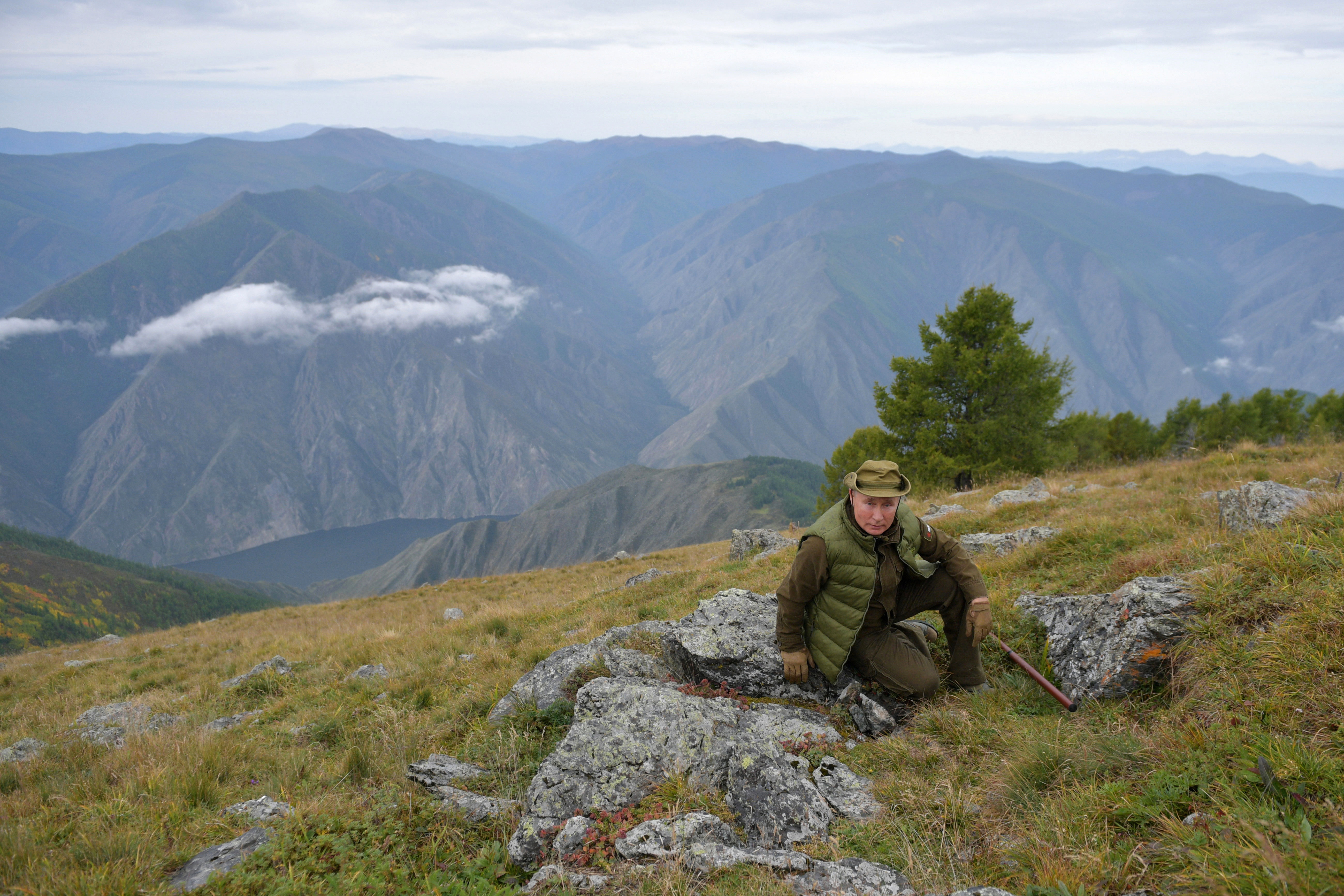 Президент В Тайге Фото