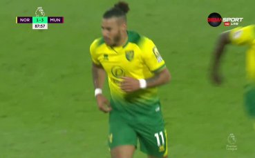 В последните минути от редовното време на двубоя Норич все