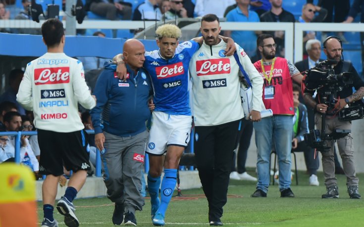 Защитник на Наполи аут до края на сезона