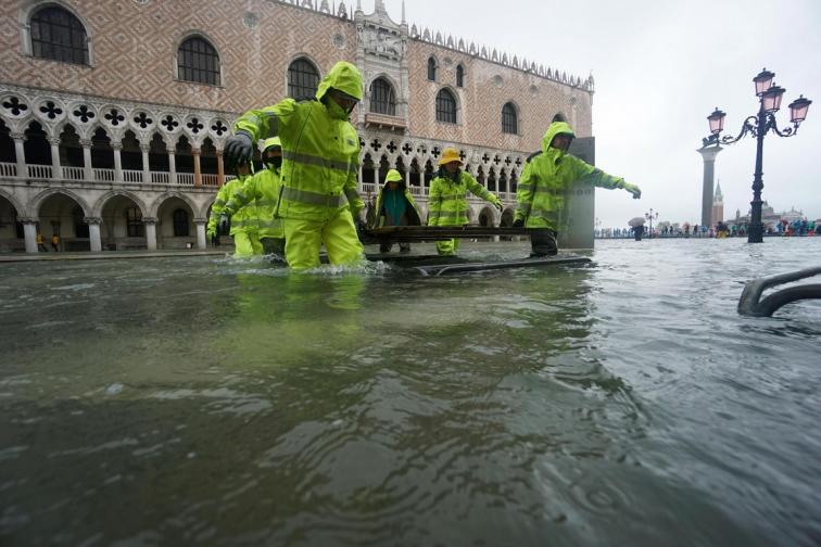 венеция вода наводнение