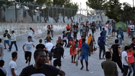  Лагерът на остров Лесбос - Мория 