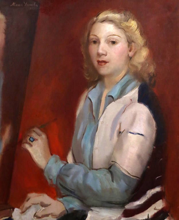 <p>Маша Живкова - Узунова, Автопортрет 1943 г.</p>