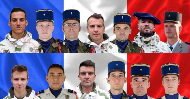 Свят 13 френски войници загинаха в Мали Два хеликоптера са