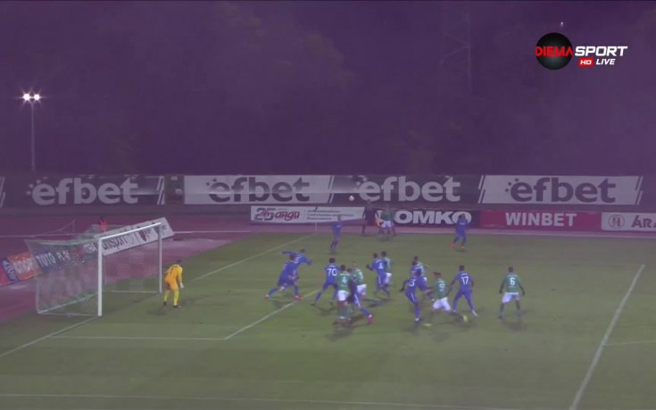 Берое - Левски 1:0 /първо полувреме/