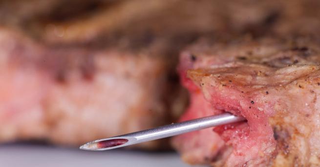 България Дете намери игла в пържола Фотограф купил месо от