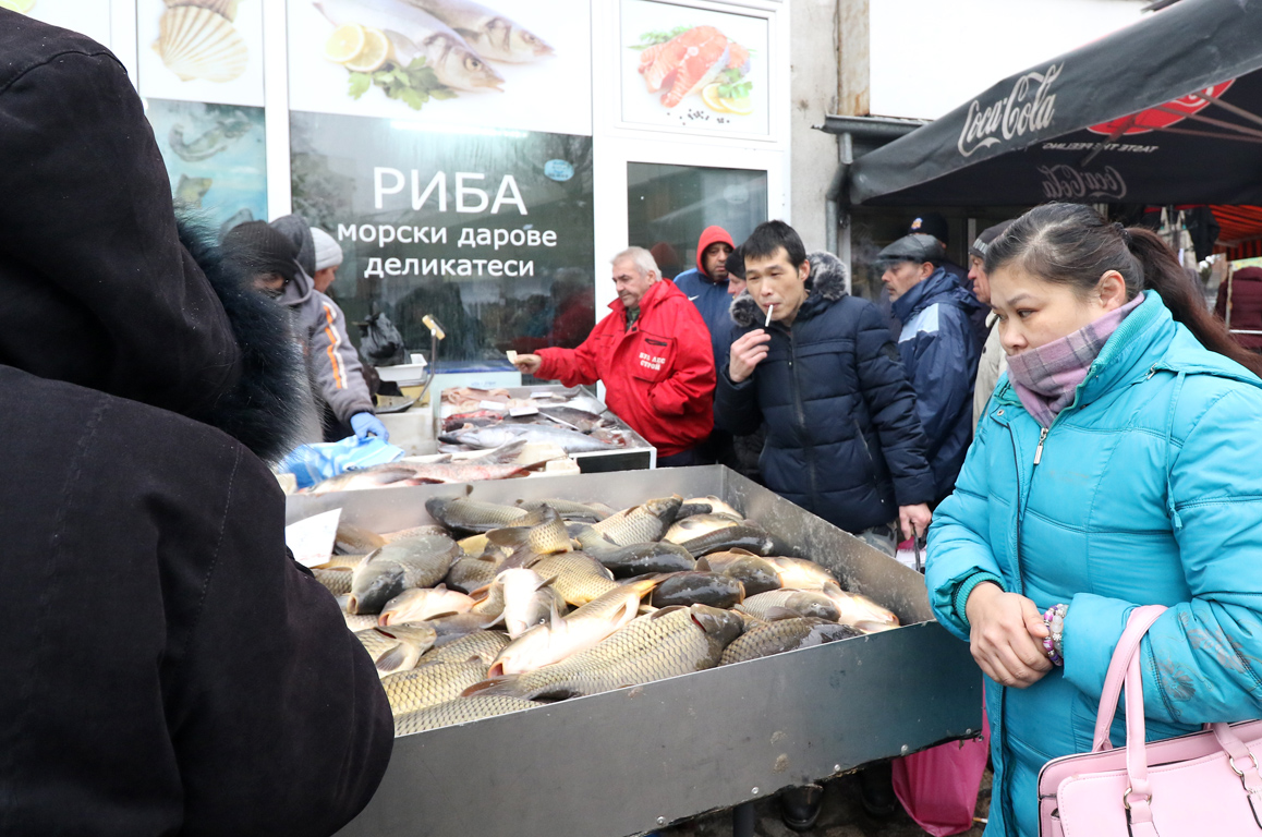 Изобилие от риба на Женския пазар