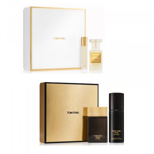 <p><b>Коледен унисекс сет Tom Ford Eau De Soleil Blanc EDT 50 мл + EDT 10 мл</b></p>

<p><b>Коледен сет за него Tom Ford Noir Extreme EDP 100 мл + део спрей 150 мл</b></p>