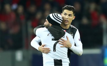 Крилото на Ювентус Кристиано Роналдо бе много доволен след победата с 2 0