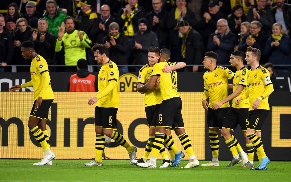Отборите на Борусия Дортмунд и РБ Лайпциг играят при резултат