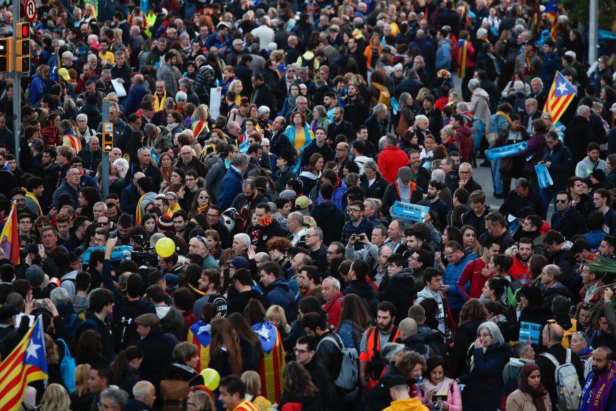 Протести в Барселона1