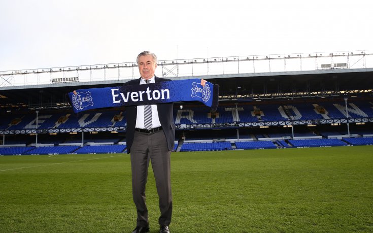 Евертън представи Карло Анчелоти