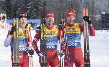 Двукратният световен шампион в ски бягането Сергей Устюгов спечели масовия старт