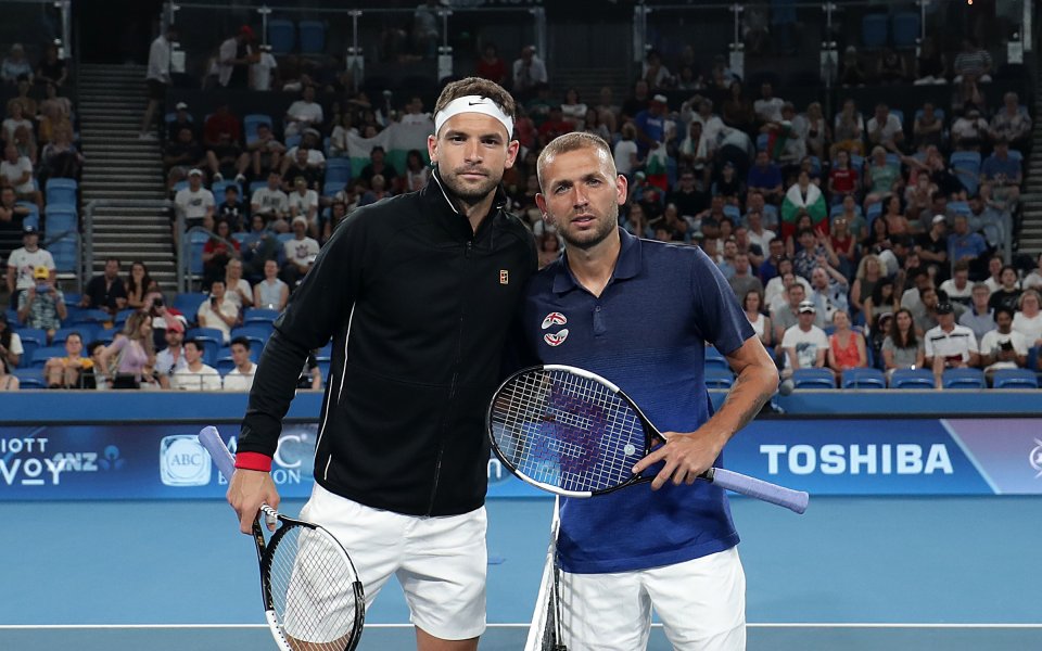 Григор Димитров и Даниел Евънс играят един срещу друг във