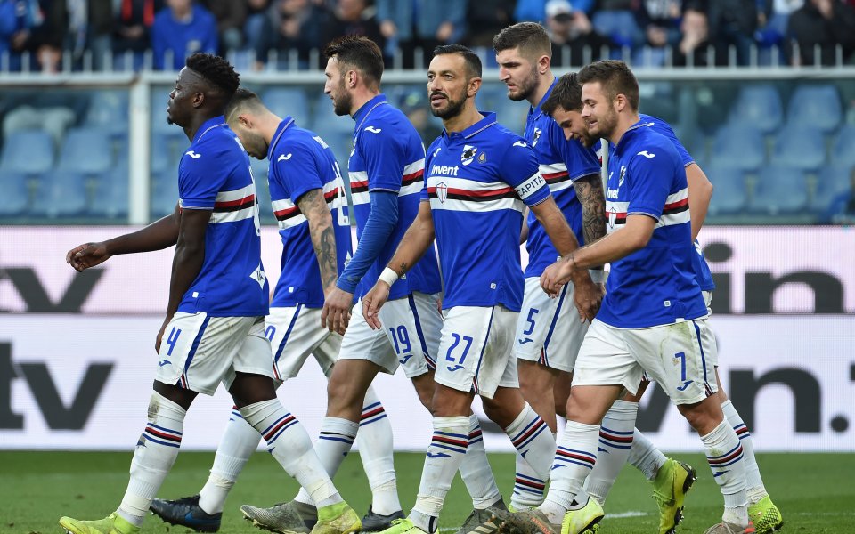 Отборът на Сампдория разпиля с 5:1 Бреша в двубой от