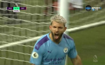 Натискът на Манчестър Сити даде резултат в 82 ата минута когато